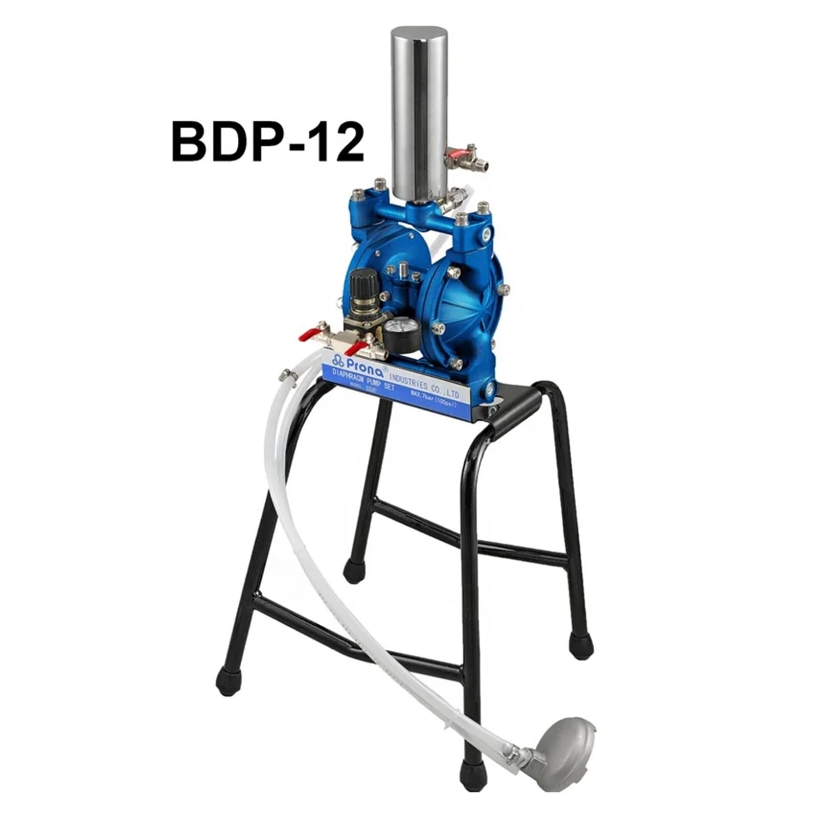 Pompa a Membrana, Pompa pneumatica a doppia membrana BDP-12 for l'estrazione a vernice a spruzzo