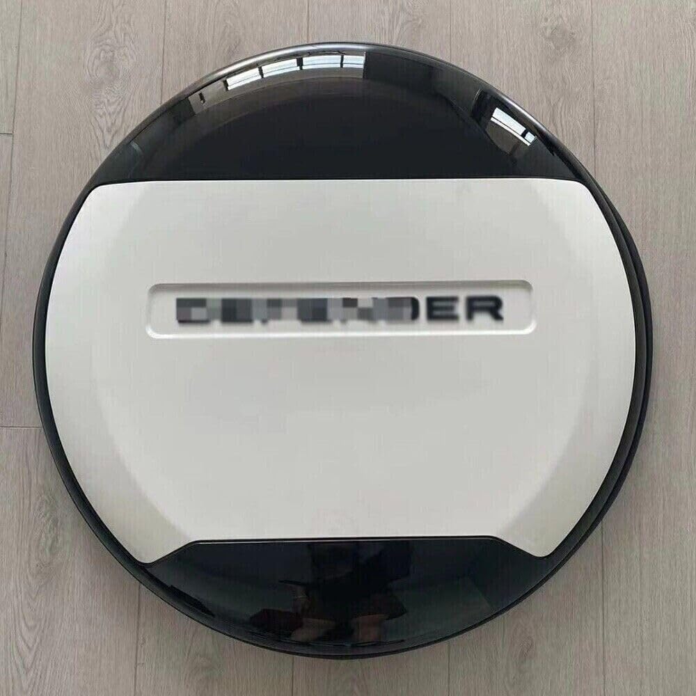 Fits for Land Rover Defender 90 110 130 2 Door 4 Door 2020-2026 Spare Tire Cover Portecor ABS Plastic (Fuji White and Glossy Black with Black Text)