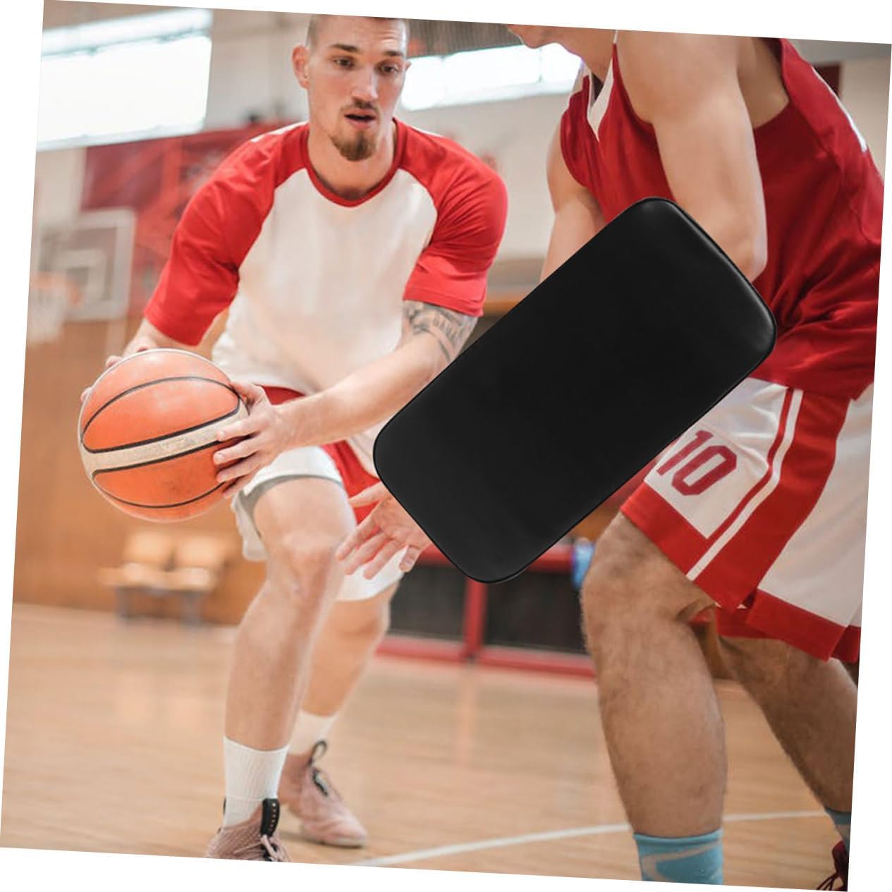 TOYANDONA 2pcs Basketball Blocking Mat Multi-Function Training Cushion for Shooting Passing and Defensive Drills Comfortable Padded Blocking Pad for Youth and Adults