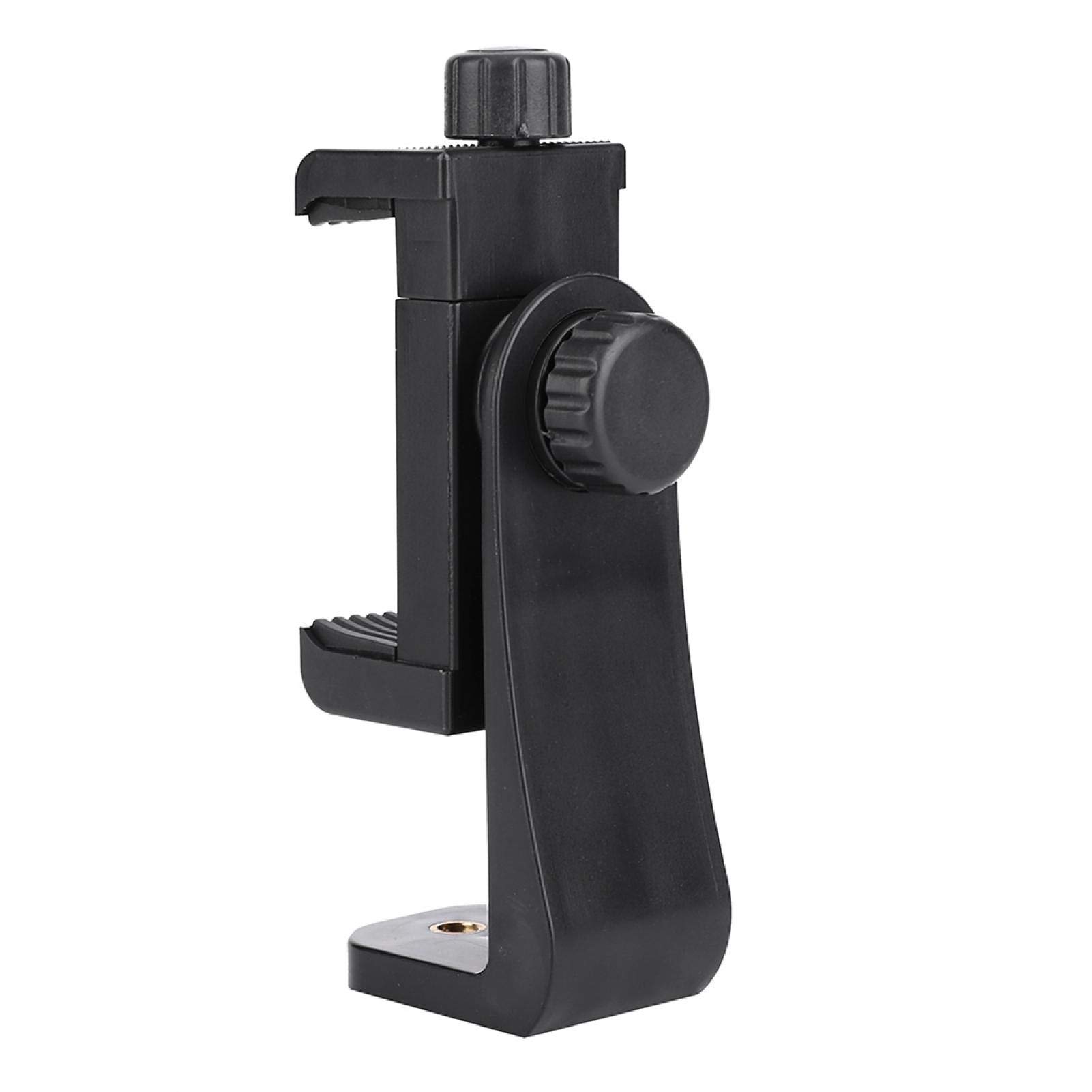 HAOX Phone Clip Tripod Mount, Wear-Resistant Lightweight Phone Clip Tripod Bracket 360 Degree Rotation Rotatable Shaft Durable for Outdoor