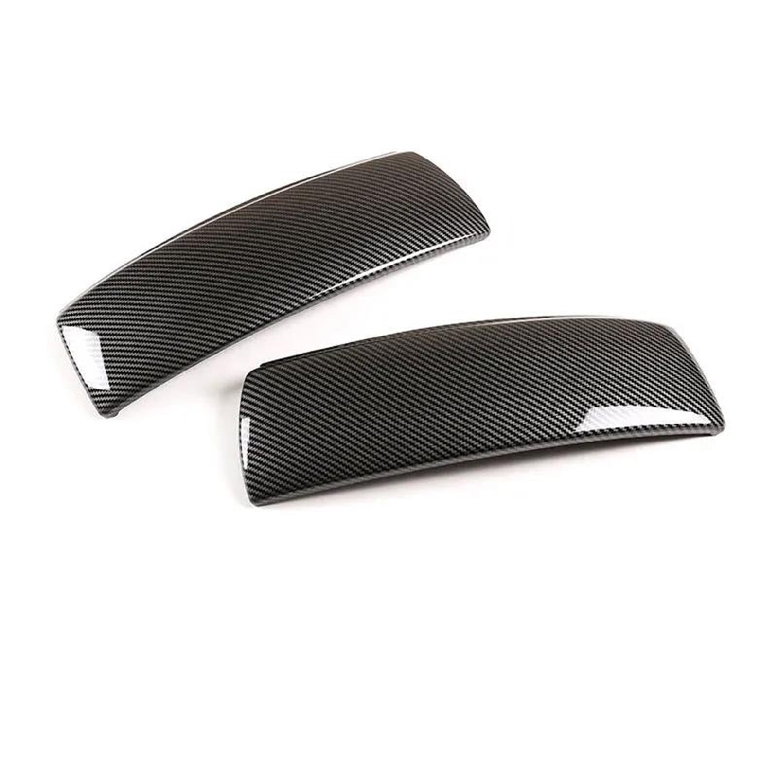 ABS Carbon Fiber Car Armrest Box Stowing Tidying Cover Trim Stickers for X5 X6 E70 E71 F15 F16 G05 G06 2008-2022(A,2008-2013)