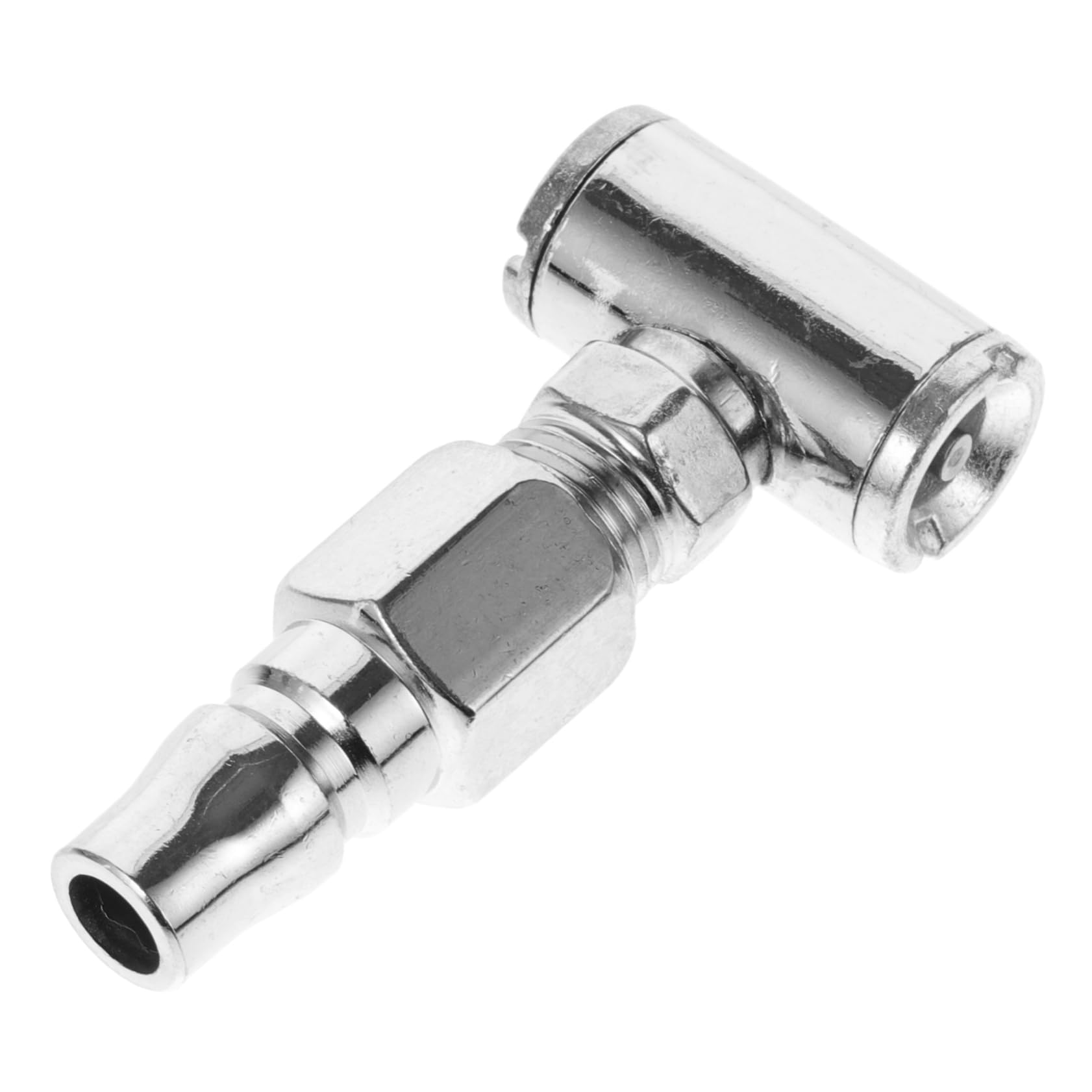 DECHOUS Locking Tire Chuck Air Inflation Nozzle Air Hose Nozzle for Tires Hand Crank