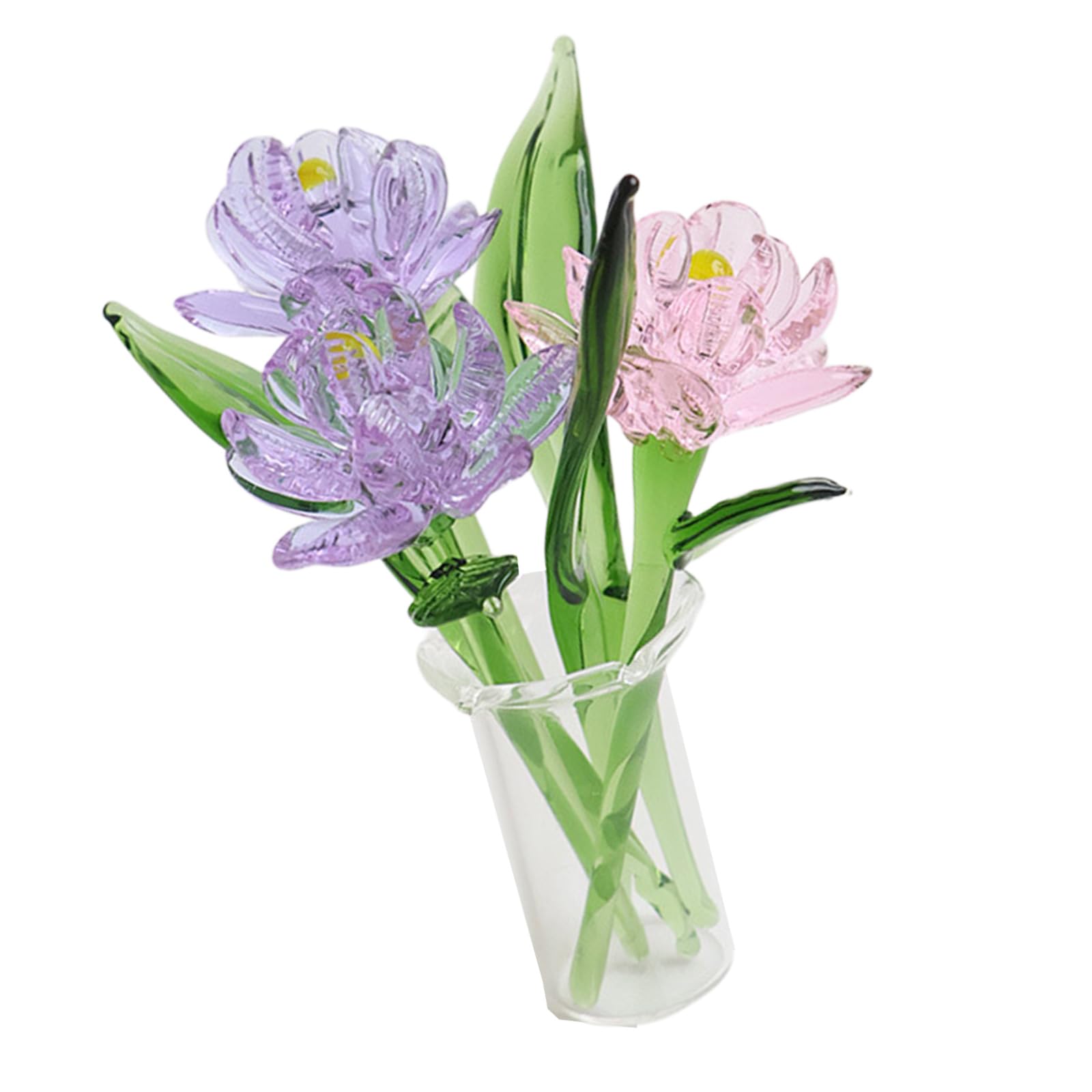 Limtula B Premium Simulated Florals Arrangement With Clear Vases For Giving Occasion Daisys Flowers Ouquets