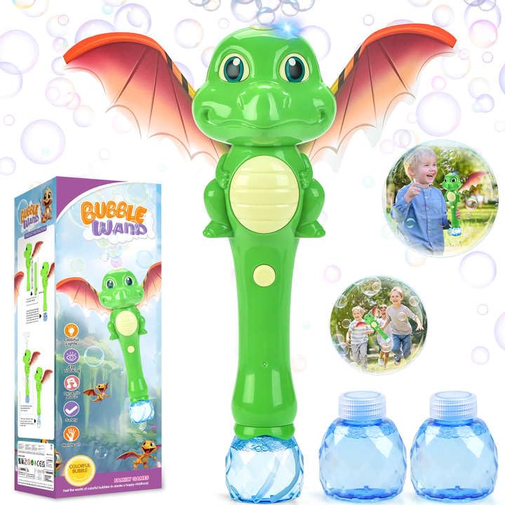 Chridark Toys for 3-8 Year Old Kids Boys:Dinosaur Bubble Wand Bubble  Machine Gifts for Years Old Boys Birthday Presents for Toddlers  Age
