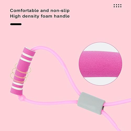Miniatura 8 de Figura 8 banda de resistencia, bandas de resistencia para mujeres y hombres, banda de resistencia de 8 formas para brazo, expansor de pecho, cuerda
