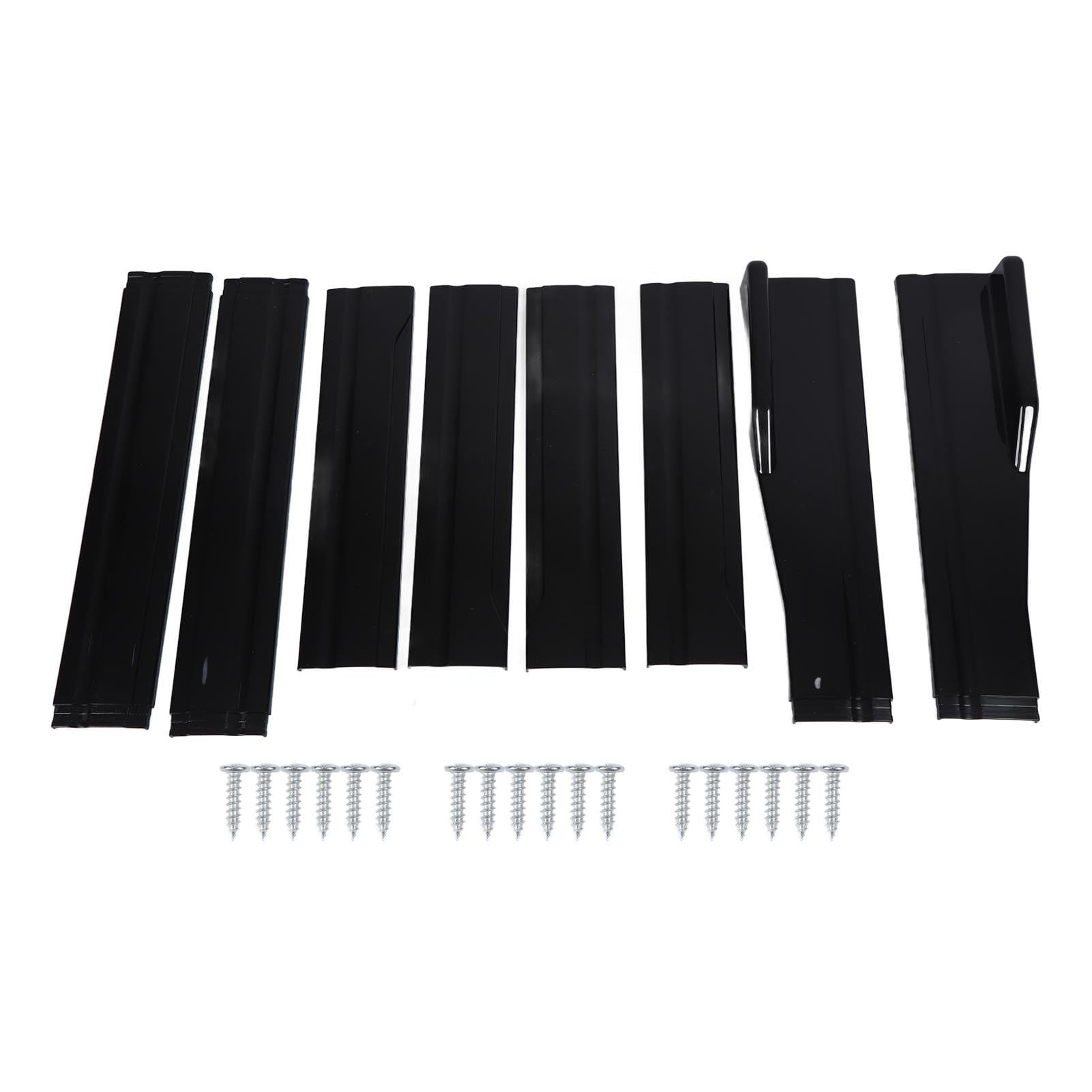 78.7in Gloss Black Side Skirt Extension Rocker Panel Spoiler Lip Splitter per Universal Car, Riduce la Resistenza All'aria, Migliora L'aspetto