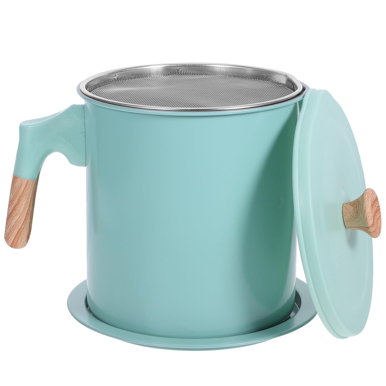Evite derrames de grasa con el recipiente para aceite SHOWERORO con tapa hermética de 1.4l