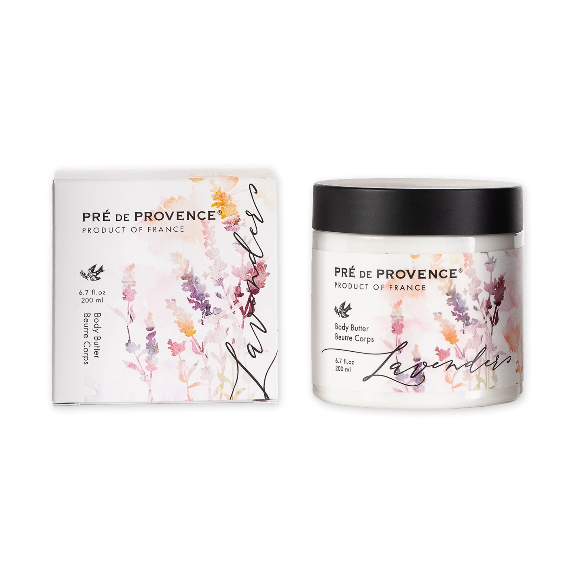 Pre de ProvenceProvincial Collection Lavender Oil Infused, Luxurious & Soothing, Body Butter Souffle, 6.7 fl oz