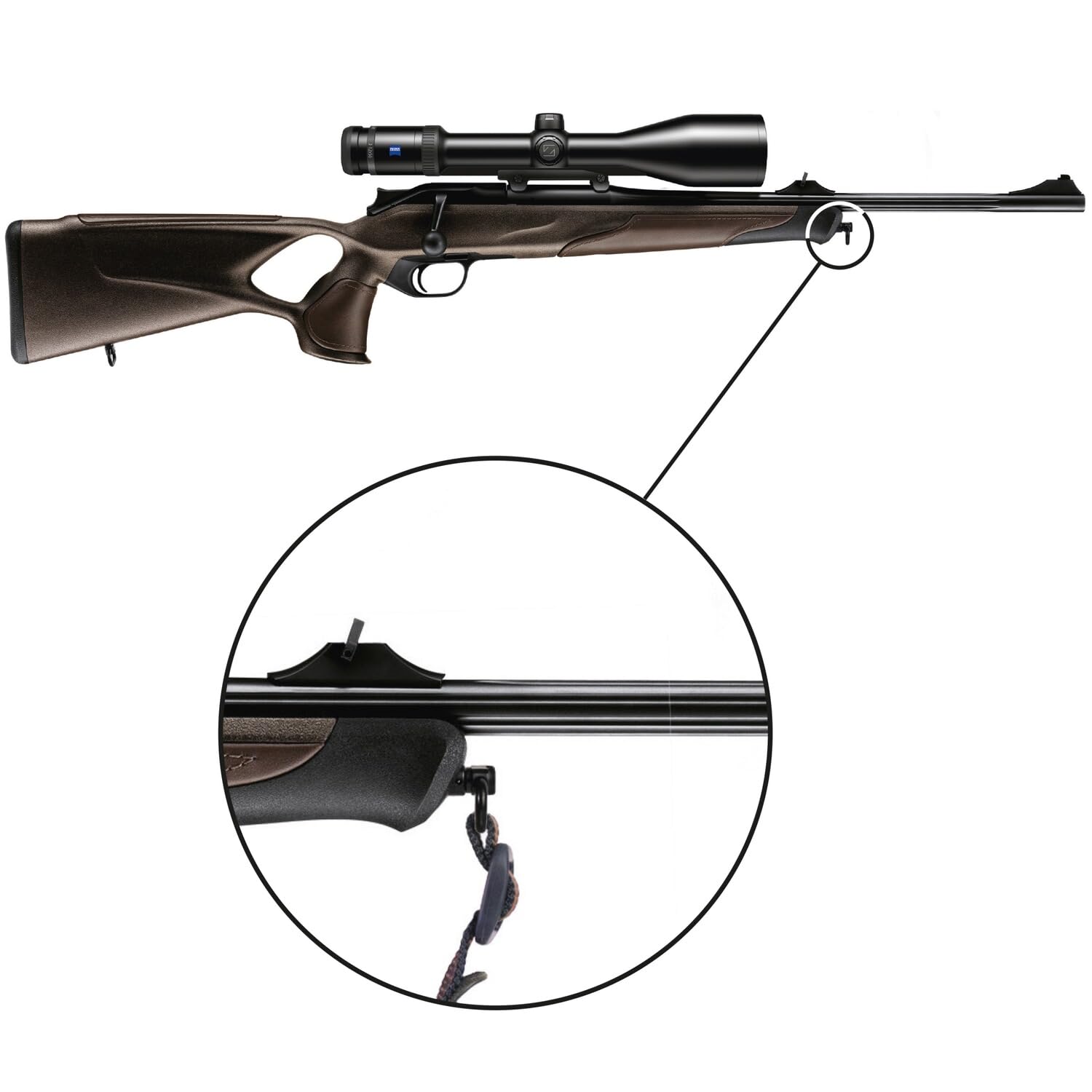 HALDER Umrüstset Blaser Push & Go-Kit de conversión para Sistema de Aire comprimido (R8/R93, Estribo + Hembra, 6 x 1/23 mm, M5-Slim), Unisex Adulto, Negro, 6x1/23mm/SLIM