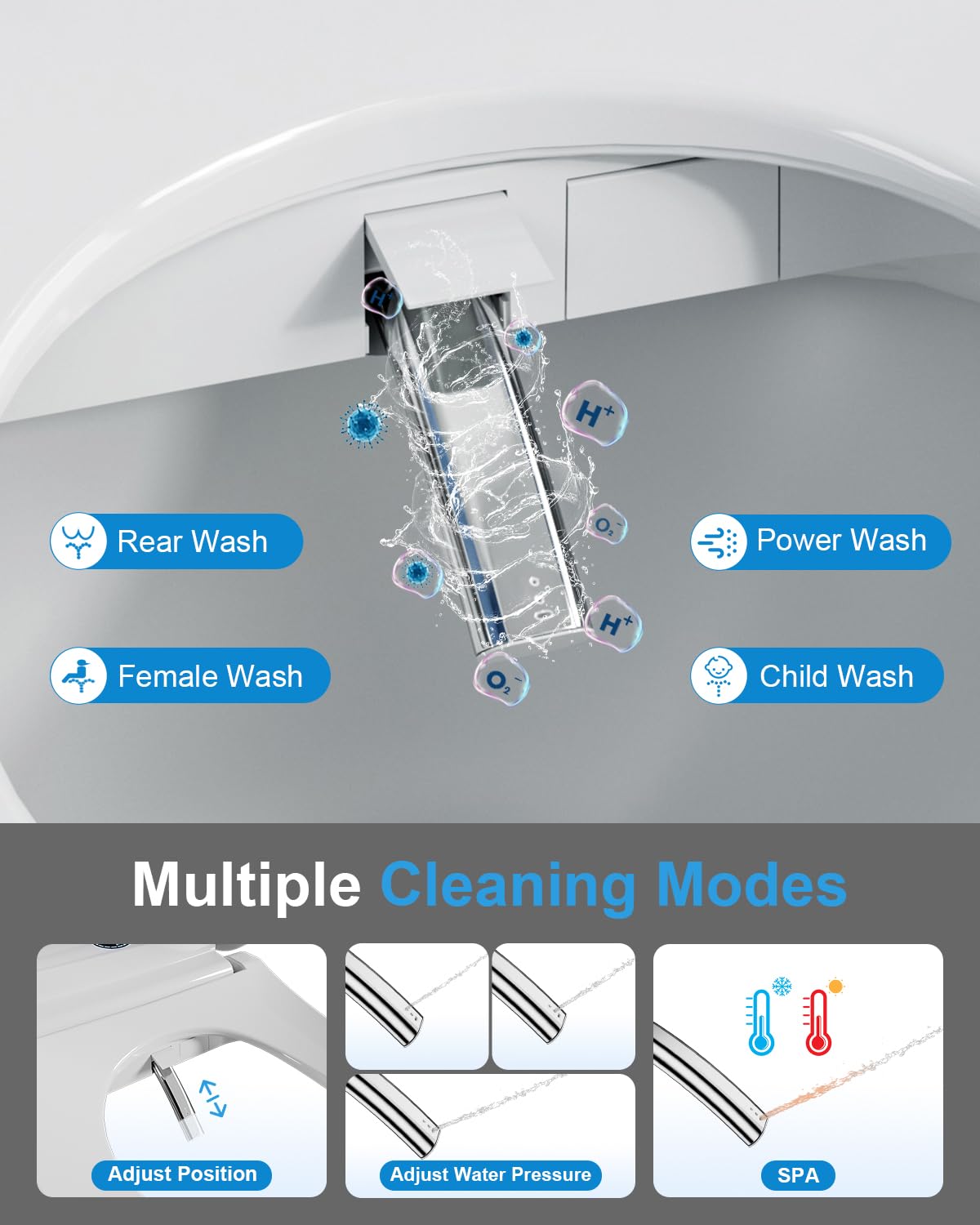 Amazon.co.jp: TOTTE 自動開閉 蓋 ビデ 便座 丸型 スマート便座 瞬間