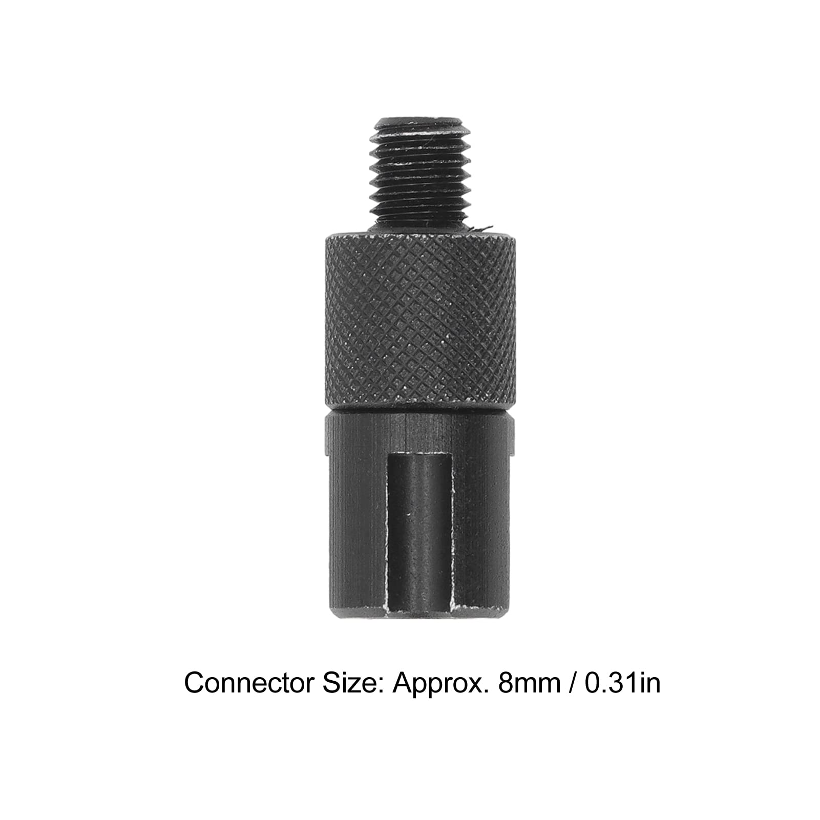 Conector de Alarma de Pesca de Aleación de Aluminio, Adaptador Duradero de 8mm, Fácil Instalación para Palos de Banco de Caña de Carpa, Juego de 5 uds.