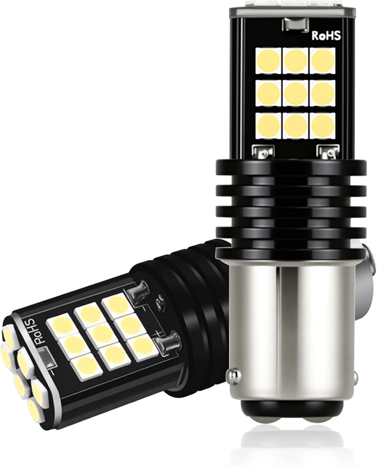 2PCS 1157 Car LED Brake Light Replacement, Brake Light Bulb, Super Bright Waterproof Auto Lighting Bulbs, Car Lighting Accessories LED Bulb Flashing Brake Lights Fit for Most Vehicles (White)