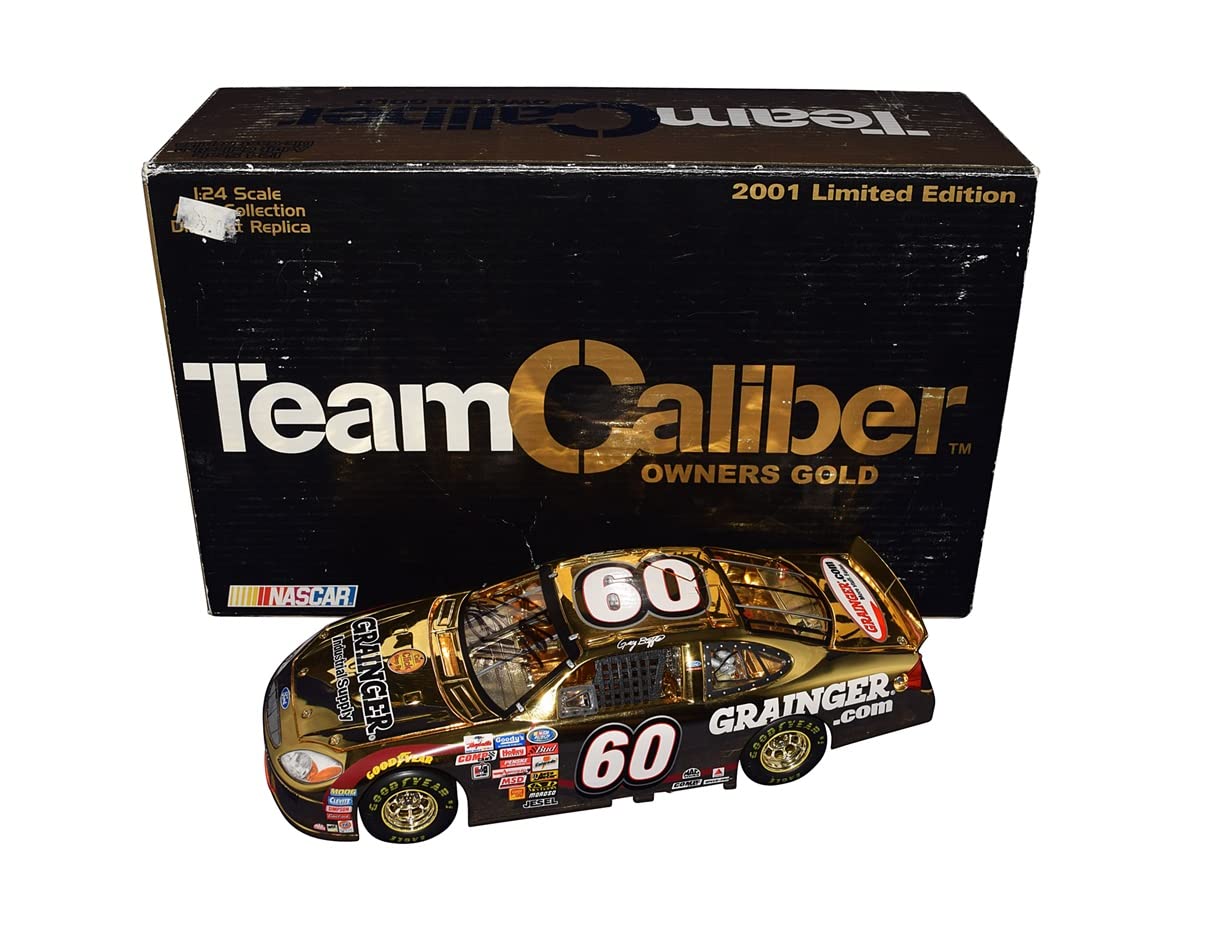 AUTOGRAPHED 2001 Greg Biffle #60 Grainger Racing 24K GOLD Team Caliber  Owners Series Gold (Busch Series) 1/24 Scale NASCAR Diecast Car with COA  (#502 of only 756 produced) at Amazon's Sports Collectibles Store