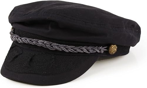 Miniatura 5 de SK tienda de gorro para hombre verano algodón griego pescador Sailor Fiddler conductor sombrero gorra plana