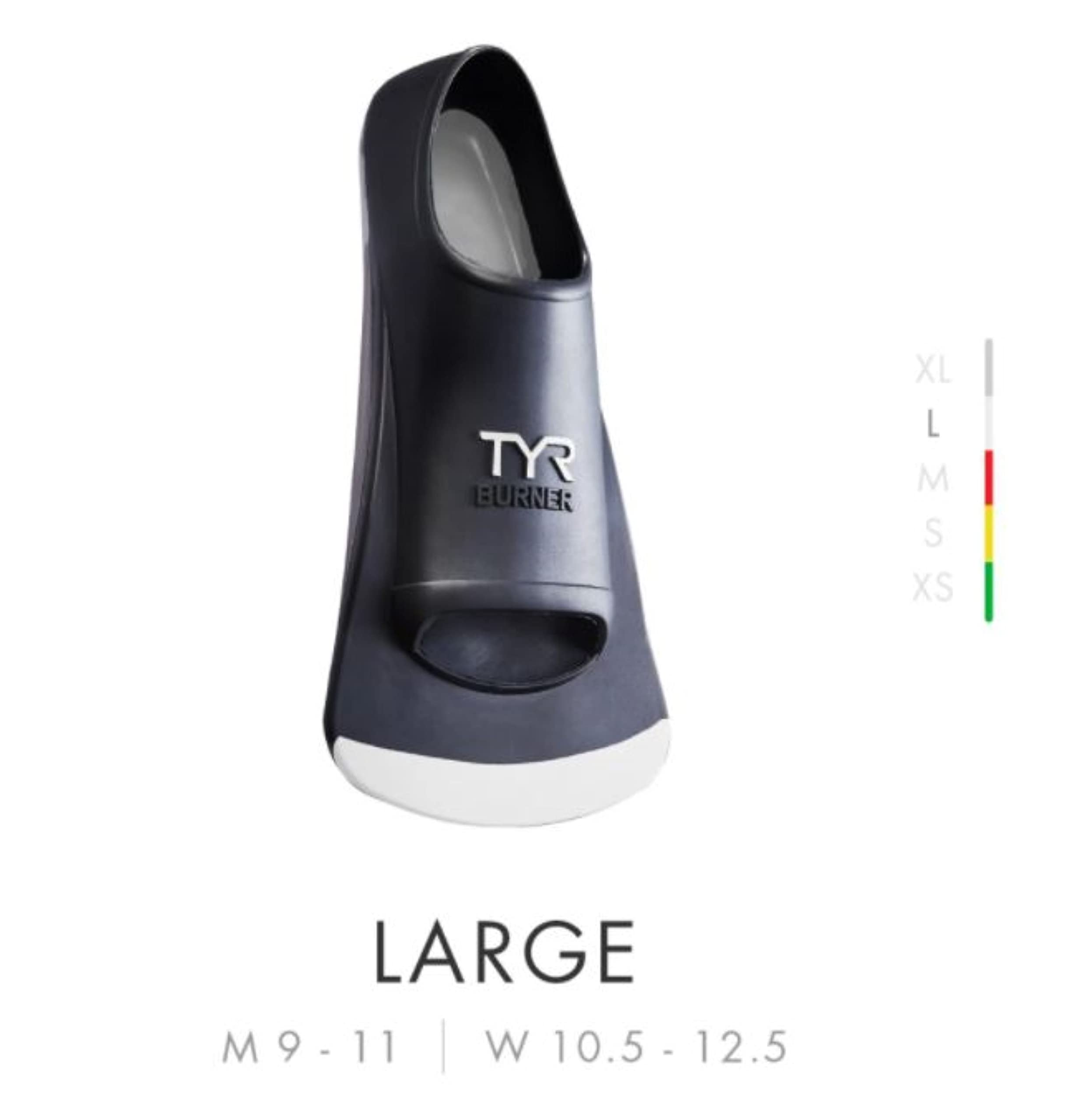 TYR Burner Swim Fins, Pinne Hydroblade Unisex Adulto