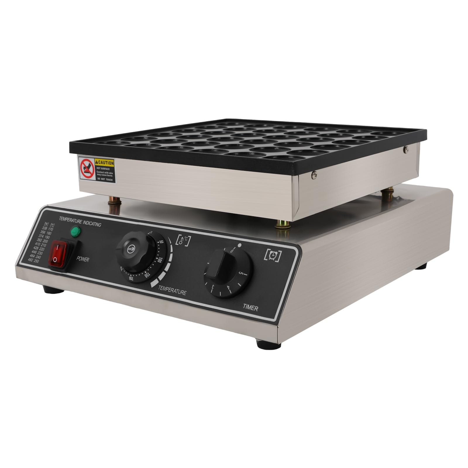 Macchina da forno a 36 fori in acciaio inox con rivestimento antiaderente