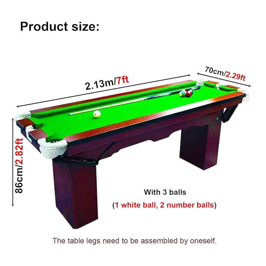 Amazon | ポータブルビリヤードテーブル7フィート、小型