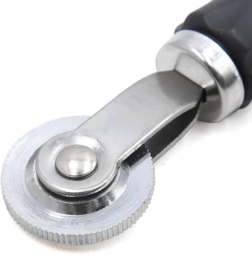 Miniatura 3 de uxcell Remiendo plástico negro del tubo de reparación del neumático del rodillo del cojinete de la manija w removedor de la base de