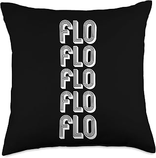 FLO Florence Airport Travel Throw Pillow