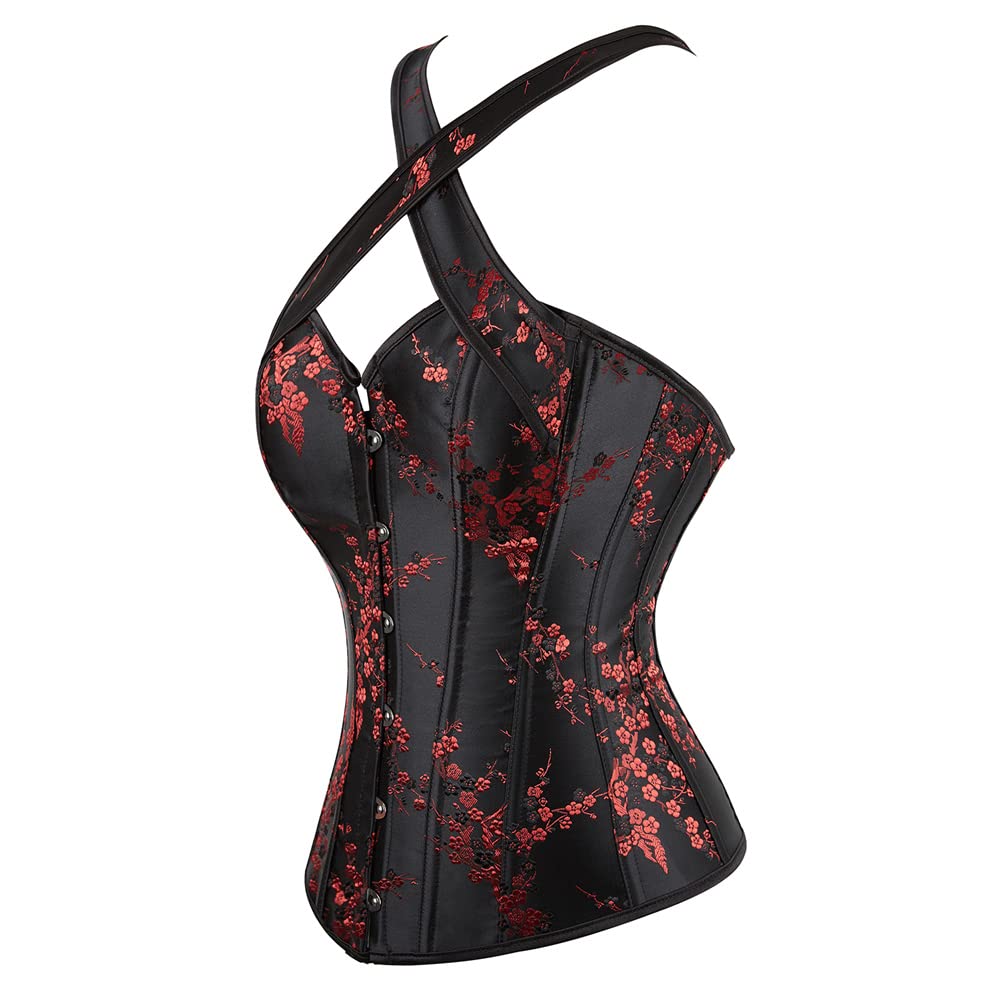 Corsetti Donna Eleganti Corpetti Gotici Top a Bustino