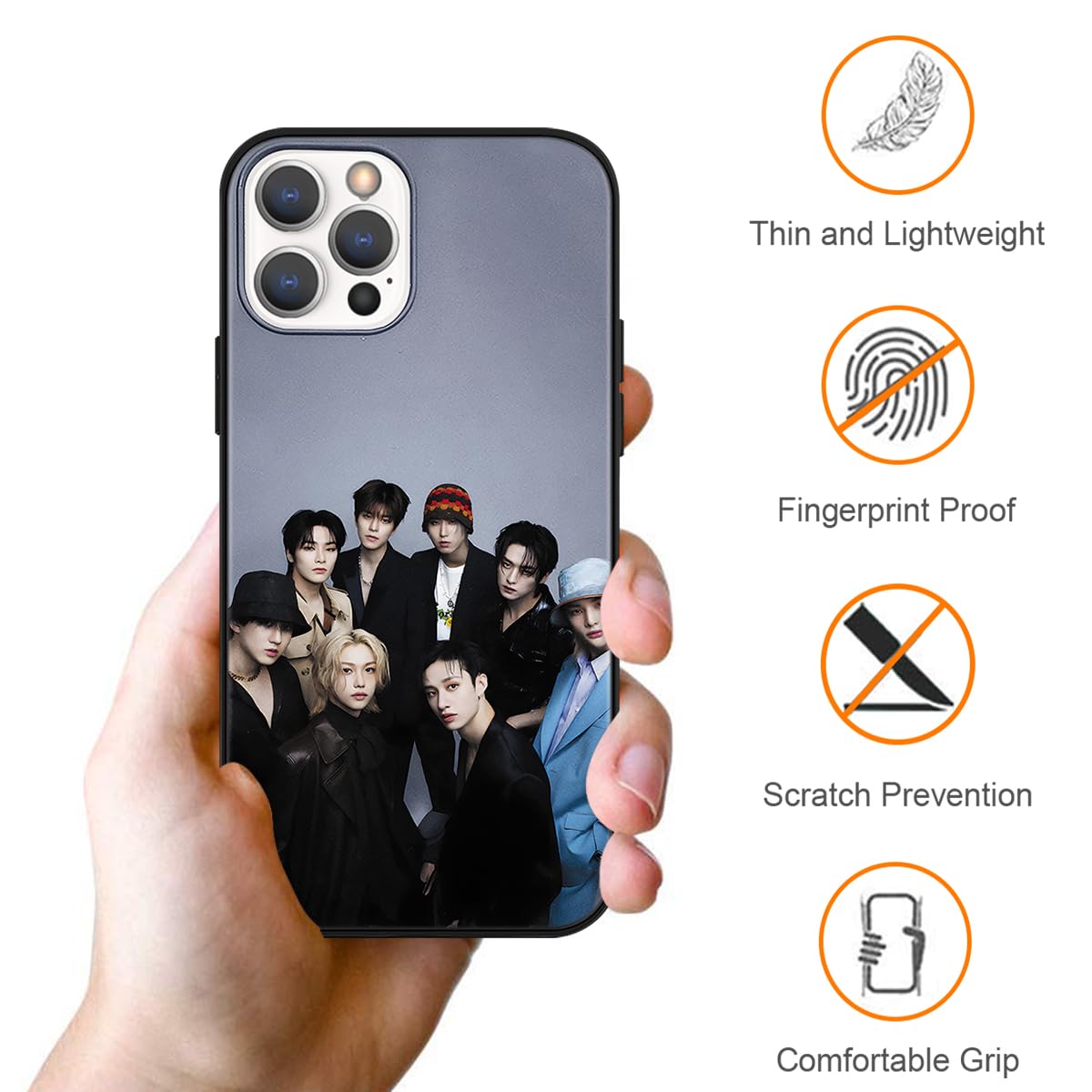 I.N-inspired I.N-inspired I Am Fox Coque De Portable IPhone/Stray Kids Merch/SKZ SKZOO Coques De Portable IPhone 14 IPhone 15 Samsung/Kpop Merch - France