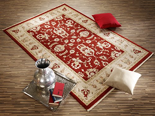 CASPARA YASMIN Ziegler klassischer Orientteppich Wolle in rost-creme, Größe: 250x300 cm – Bild 3