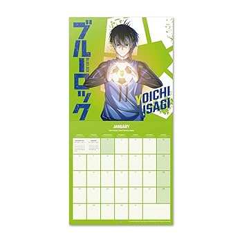 Amazon | Grupo Erik 壁掛けカレンダー 2025年 - ブルーロック