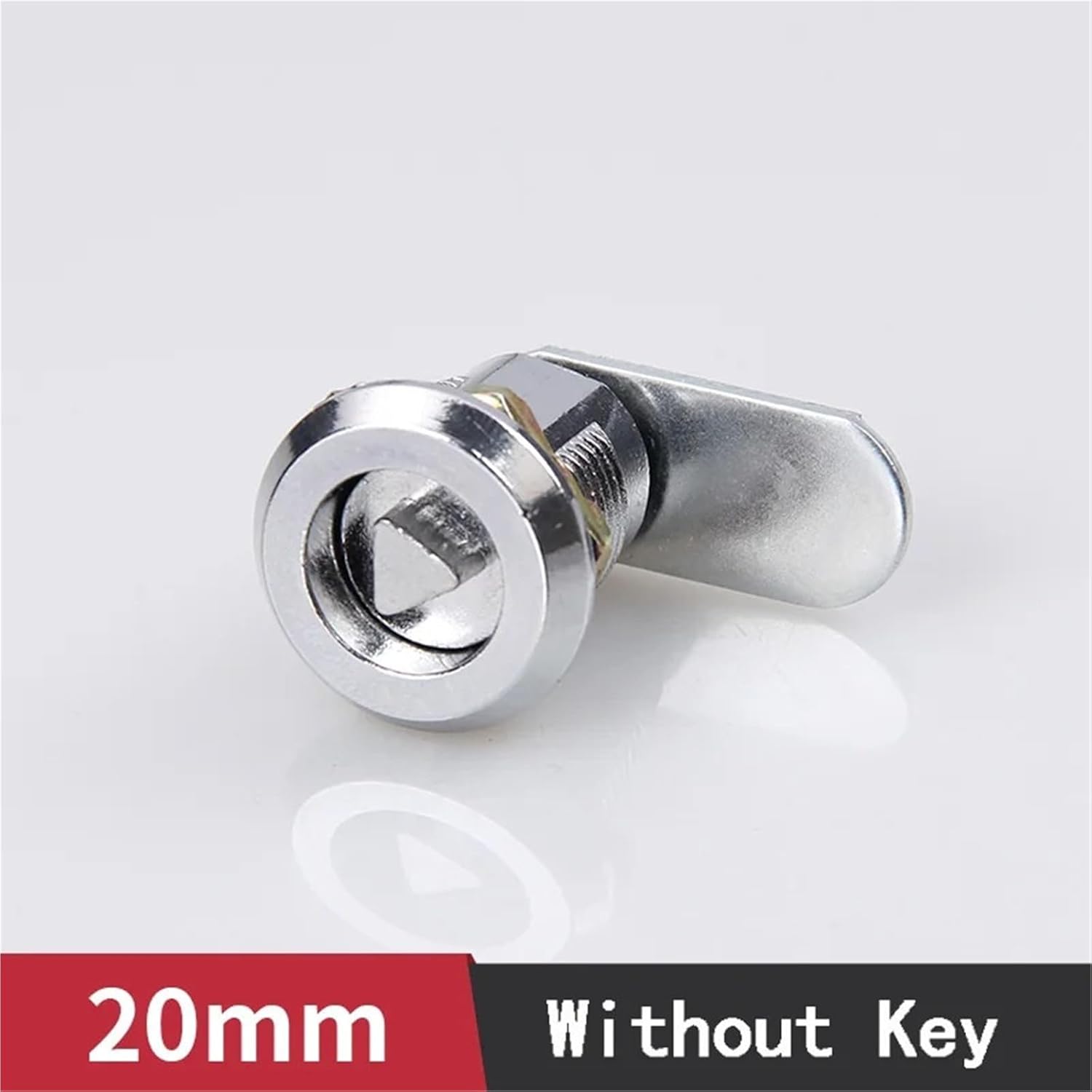 MS705-16/20 Zinc Alloy with Key Lock Cabinet Lock for Office Desk Letter Box Cam Small Triangle Locks 1Pcs(4Sets-20mm-no Key)