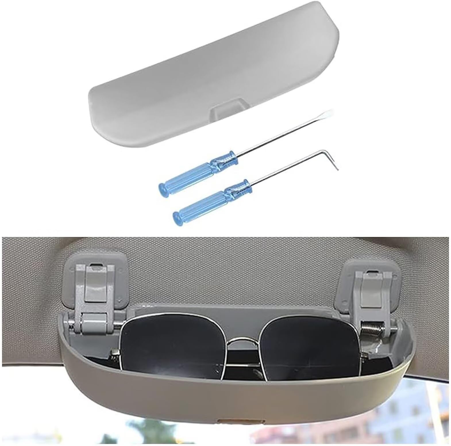 Customized Sunglasses Holder for car Compatible with JEEP Cherokee XJ 1984-2001,Car Interior Accessories