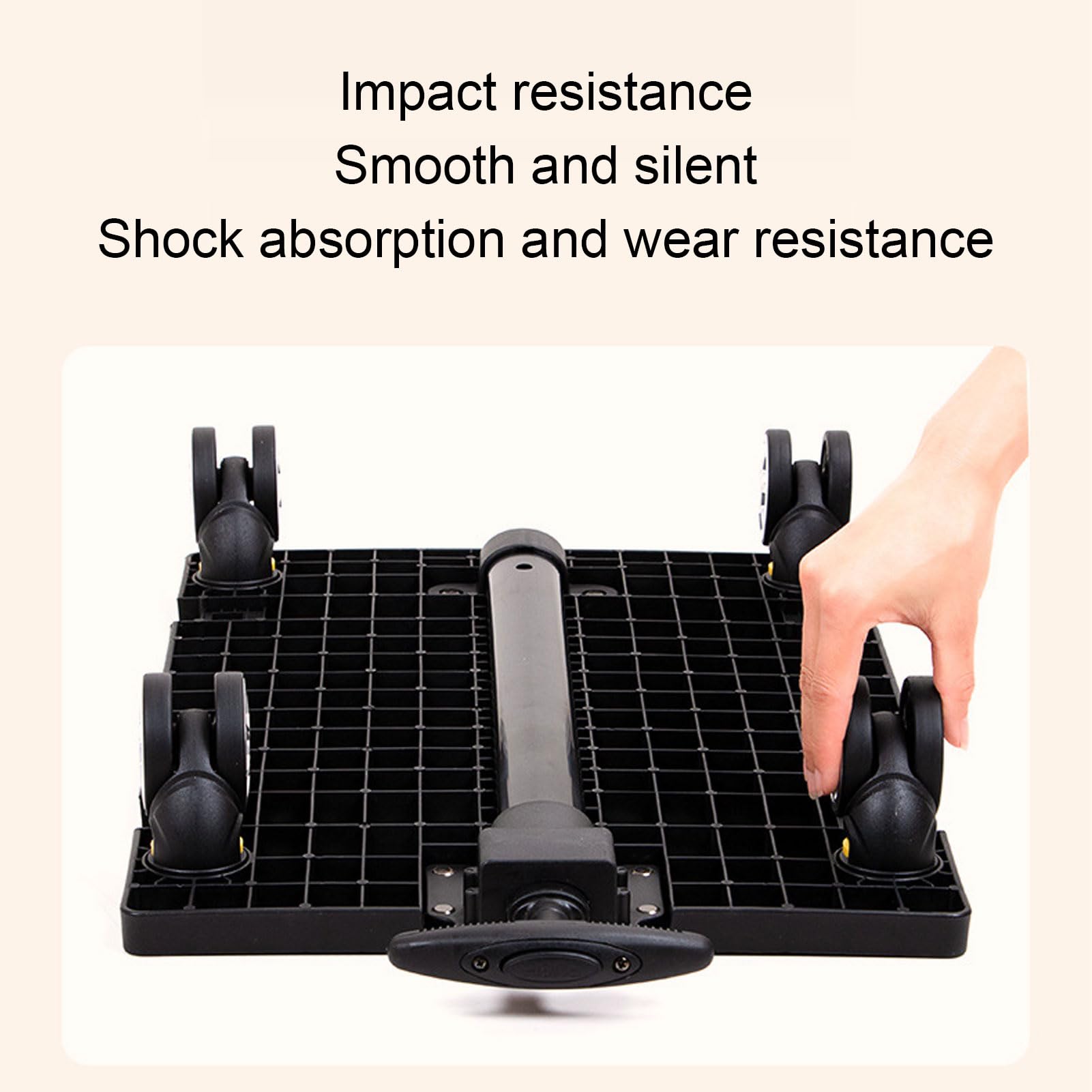 Transportín con Ruedas, Transportín Plegable para Perros Y Gatos con Ruedas Desmontables Y Asa Telescópica Transpirable Malla Oxford Tela Pet Travel Carrier para Menos De 17.5kg