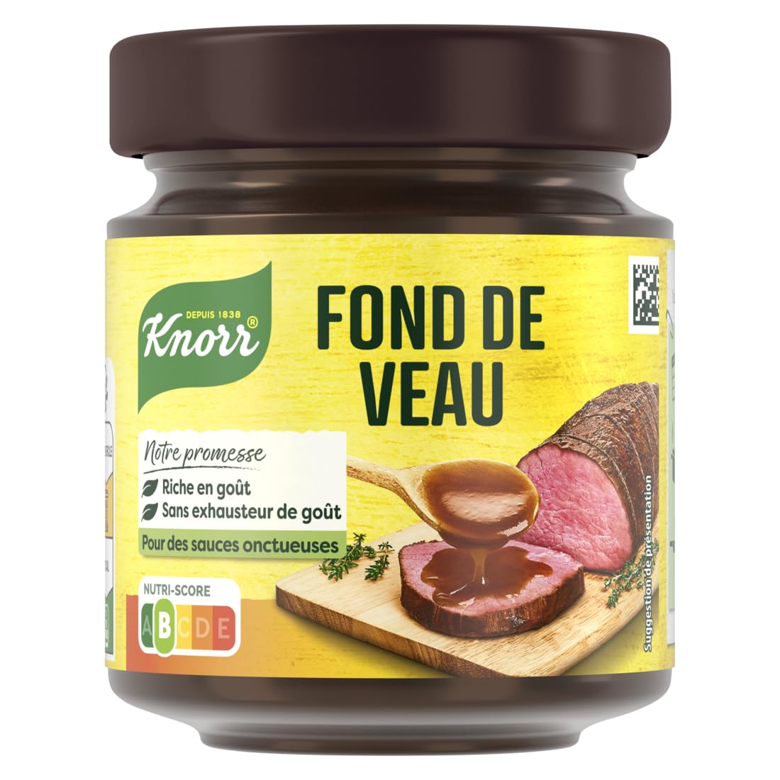 Knorr - Fond de Veau - Aide Culinaire - Optimal pour vos plats - 90g
