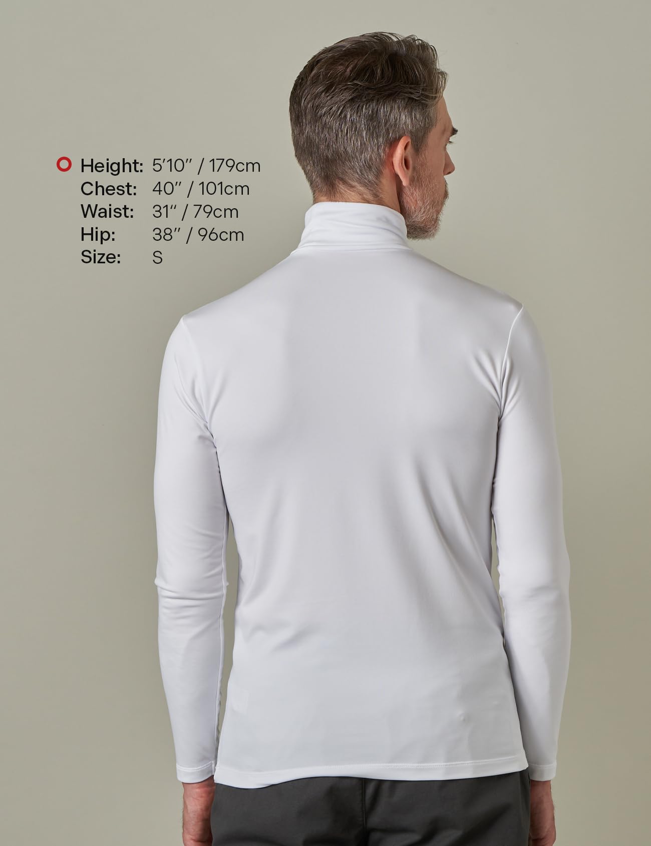 LAPASA Maglia Termica Dolcevita Leggera/Peso Medio Strato Base Uomo - Abbigliamento Termico T-Shirt M122 M124