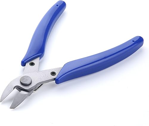 Miniatura 5 de Alicates de corte de alambre de precisión para herramientas manuales electrónicas, cortadores laterales para flores artificiales y manualidades,