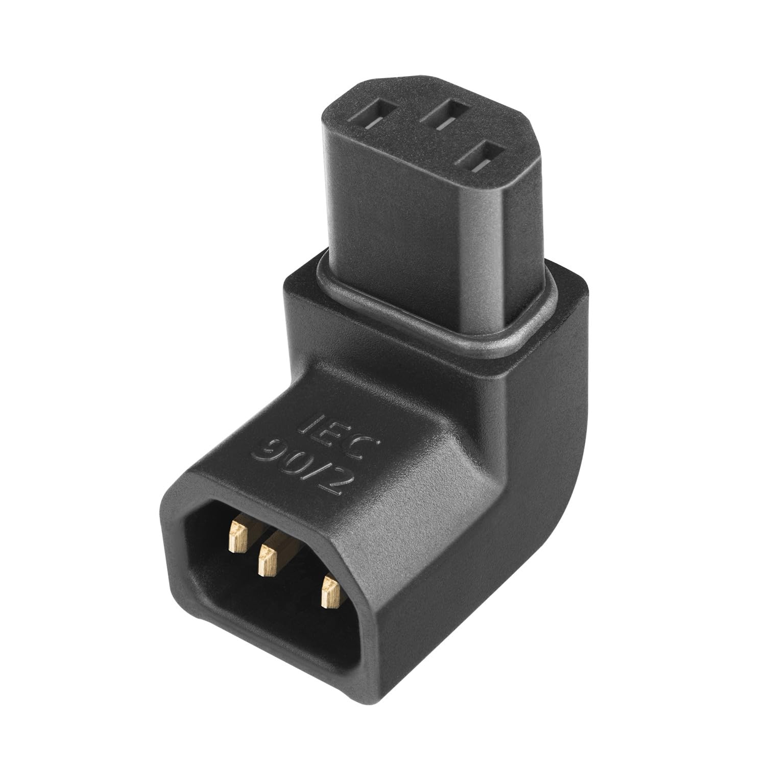 AudioQuest power adapter - IEC male to IEC female - 90 degree