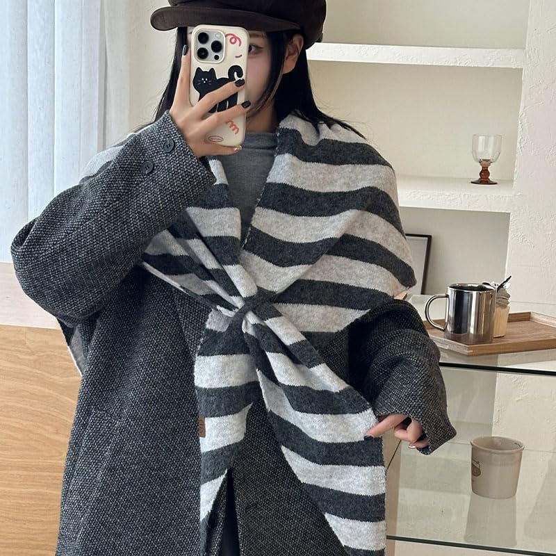 Curetoaway Scarf, Pashmina Wraps for Women, Women's Solid Color Scarf Casual Soft Comfortable Shawl for Daily Wear4