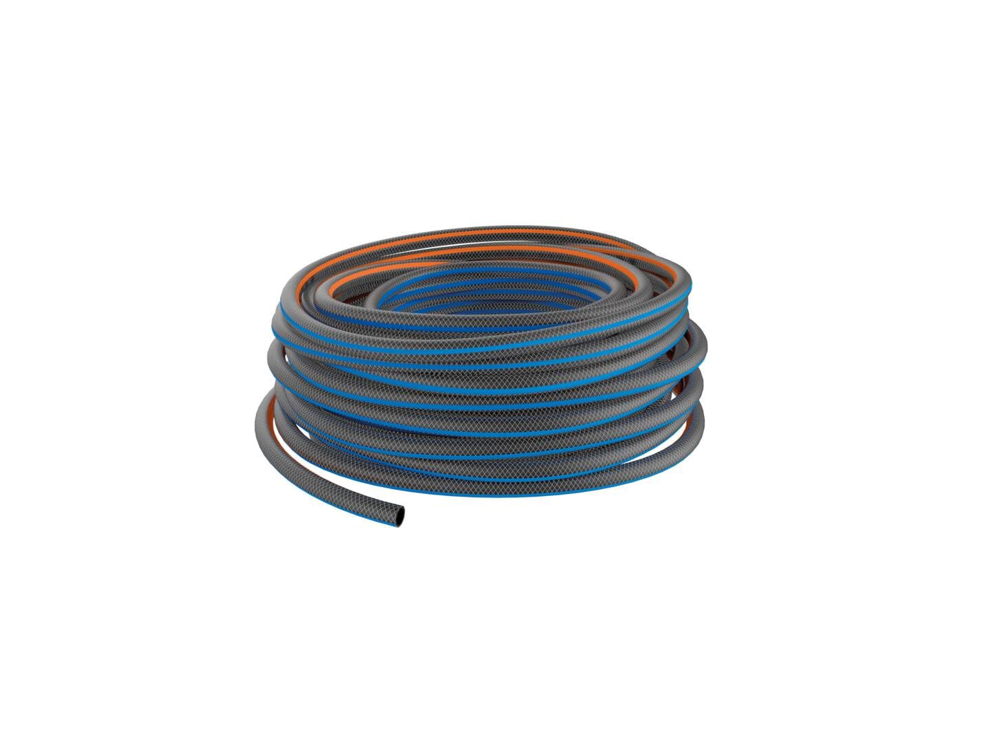 Fiskars Tuyau d'Arrosage M-L, X-series, Tuyau pour Arrosage Manuel, 13 mm (1/2"), Longueur : 25 m, Raccord Universel, Protégé contre les UV, Résistant au Gel, Résistant à la Torsion, Bleu, 1076045