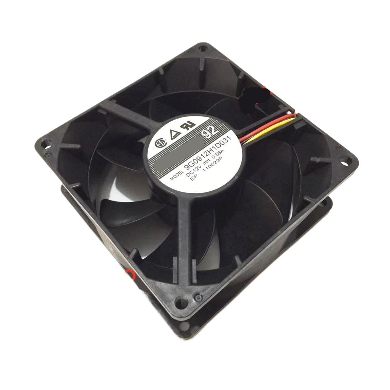 UITGVDQAT 9G0912H1D031 DC 12V 0.58A 90x90X38mm 3-wire Server Cooling Fan