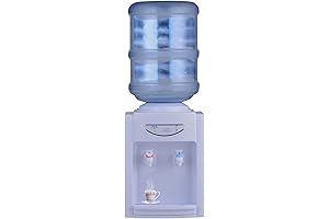 Top Loading Desktop Water Cooler Dispenser with Child Lock