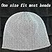 AMNQUERXUS Reflective Beanie Hat High Visibility Warm Winter Loop Knit Cap Gifts for Women Men