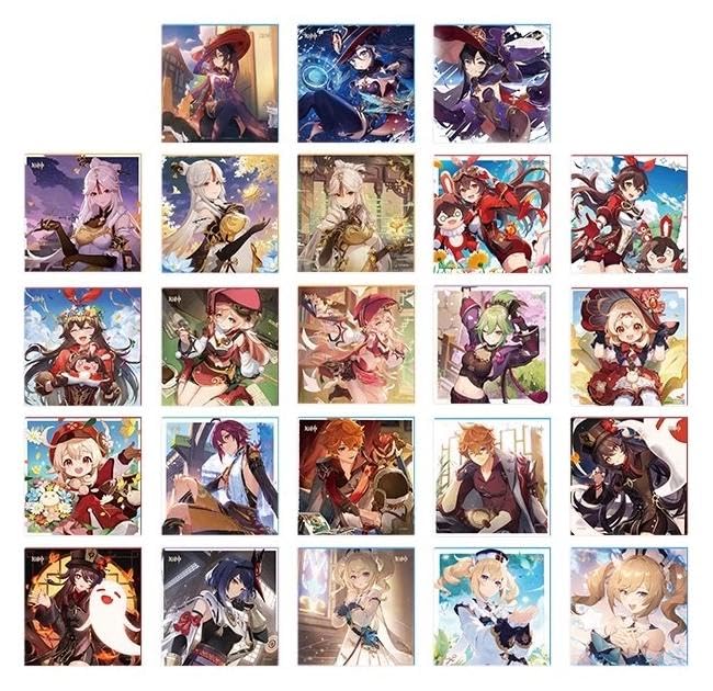 Amazon | 原神 公式グッズ 正規品 命定の日 キャラクター 色紙