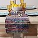 DII Handmade Chindi Tabletop, Reversible and Machine Washable, Table Runner, 14x72, Multicolor