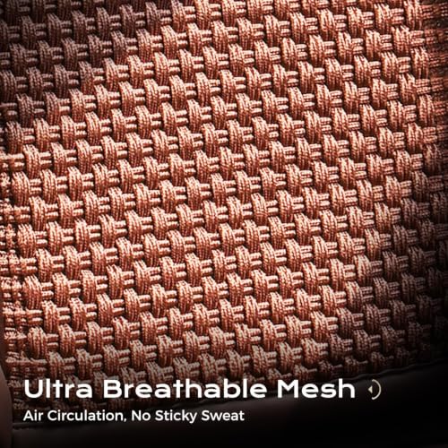 Image of Coverado Leather Seat Covers Front, 2-Pack Universal for Cars, Waterproof Luxury Leatherette Cushions, Auto Protectors, Fit for Most Vehicles - Brown
