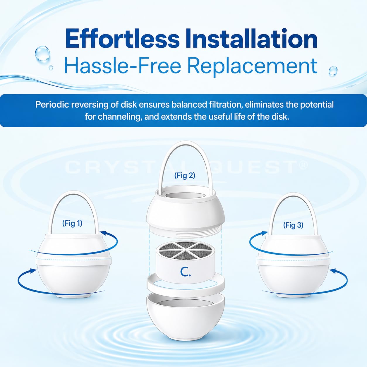 Crystal Quest Bathtub Filter - Cleaner Baths! -5 Crystal Quest Bathtub Filter - Cleaner Baths! -5