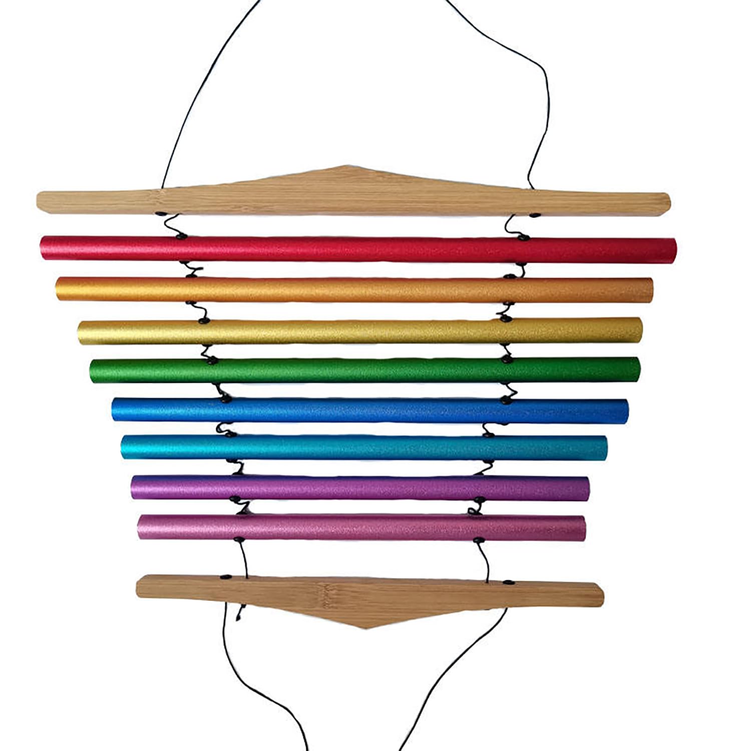 Campanelli tubolari a manovella, suoneria melodico, campane musicali per yoga e meditazione, strumento a percussione professionale per la guarigione del suono