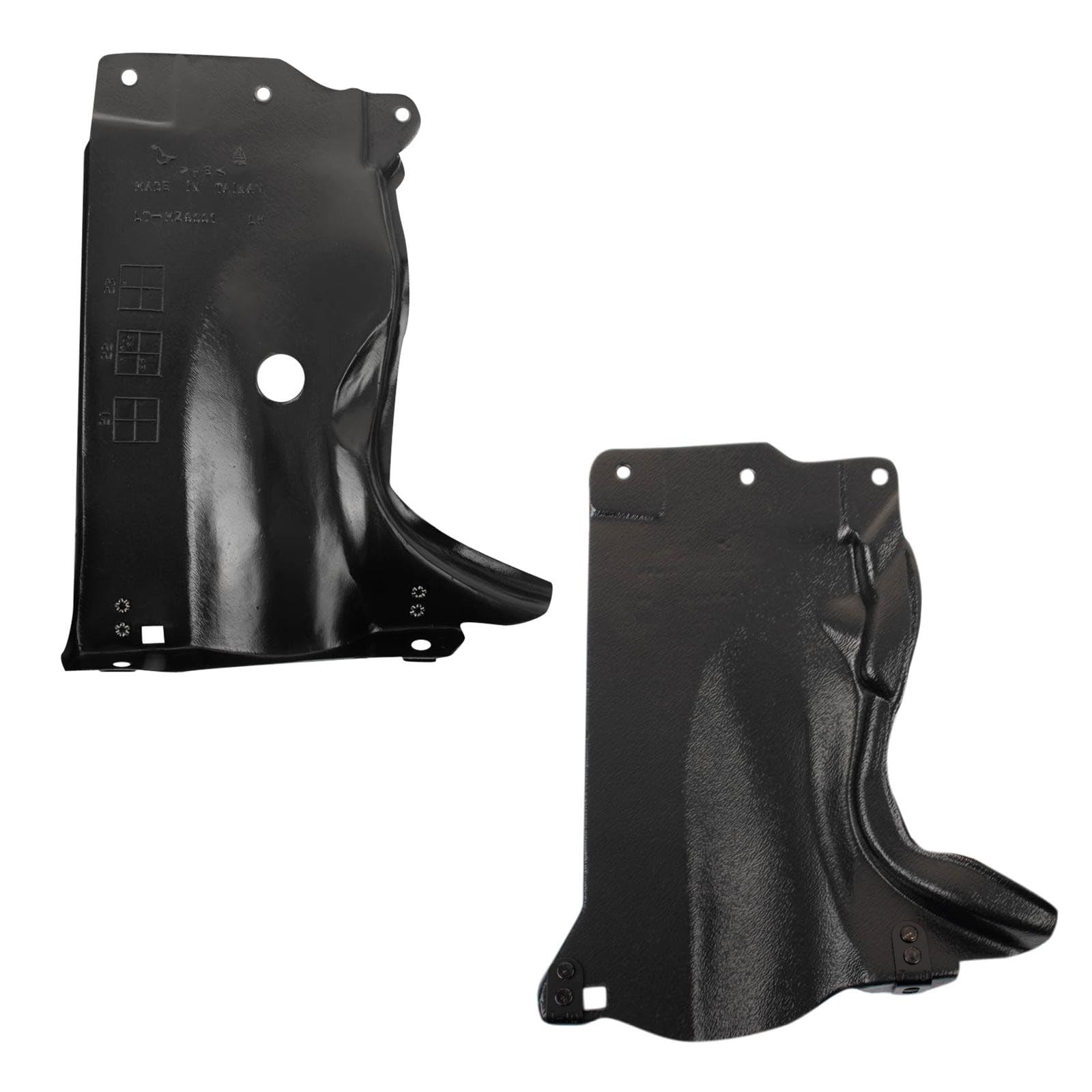 TRQ Driver &amp; Passenger Side Lower Engine Splash Shield Compatible with 2004-2009 Mazda 3 2006-2010 5 MA1228101 MA1228102