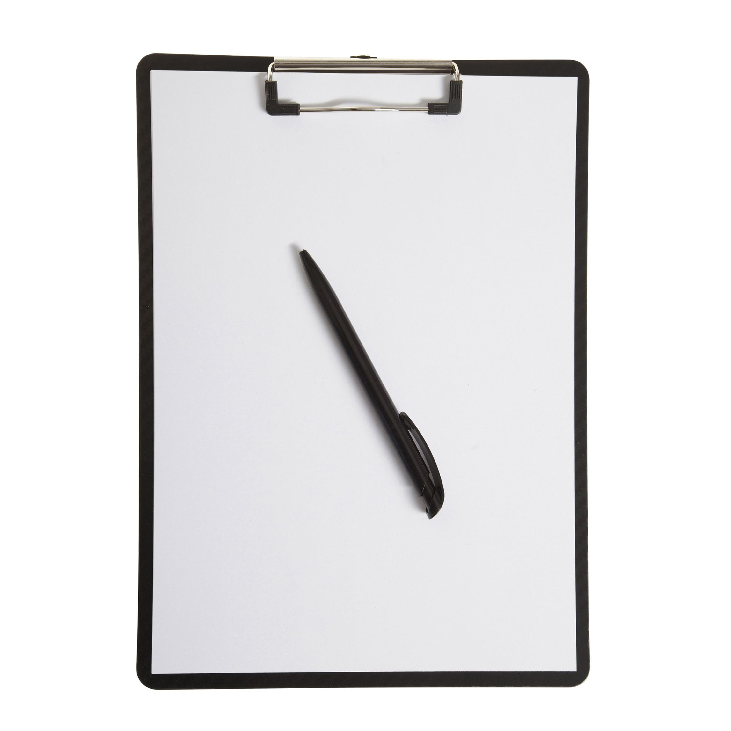 Tabla Sujetapapeles maulflexx, Plasware sujetapapeles A4, einschiebbare orificio para colgar, color negro 4 Schreibplatte