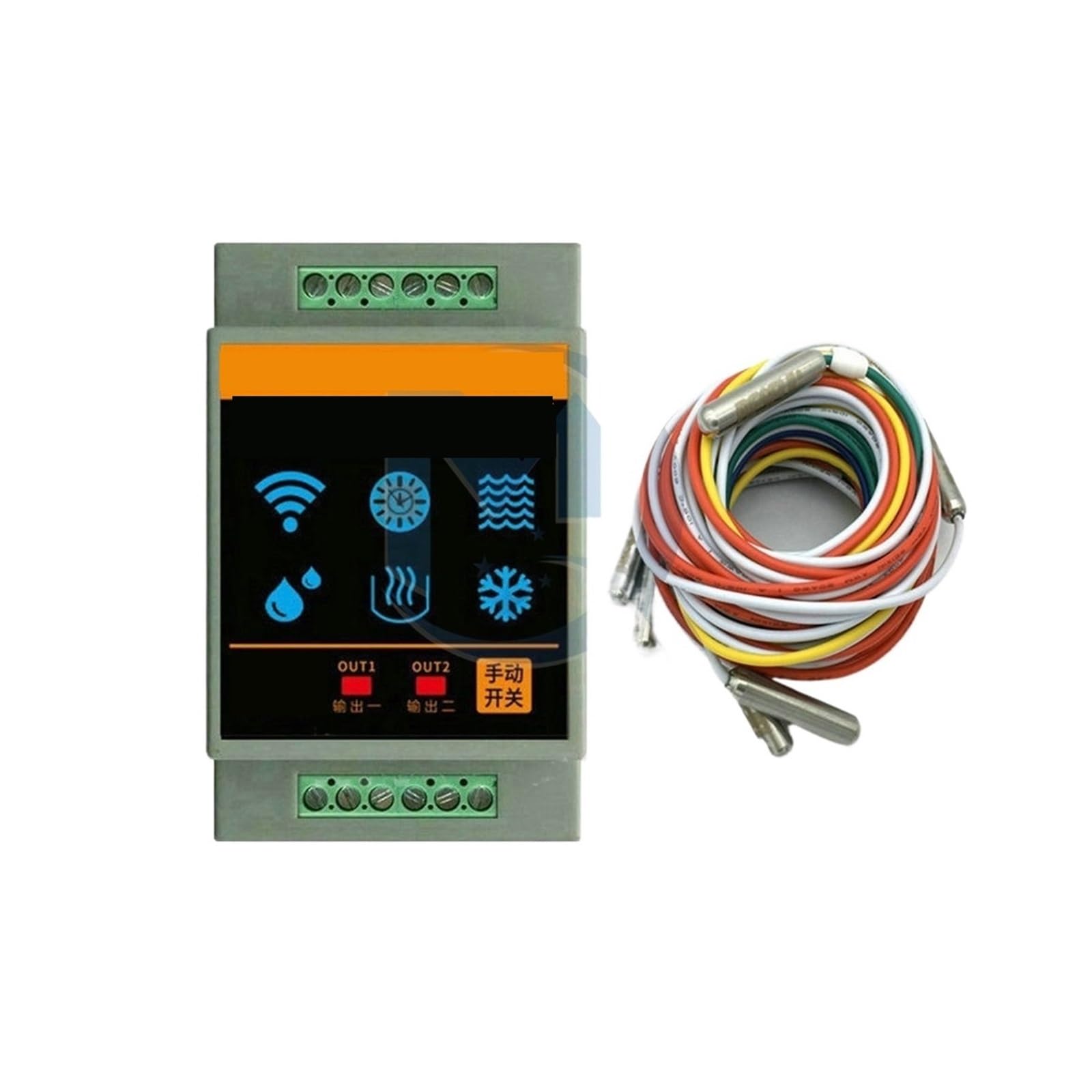 Smart Home Wasserstandssensor WIFI Controller Lecka Flutalarm Schwimmen Vape Tank Durchflussdetektor System Leckschutz