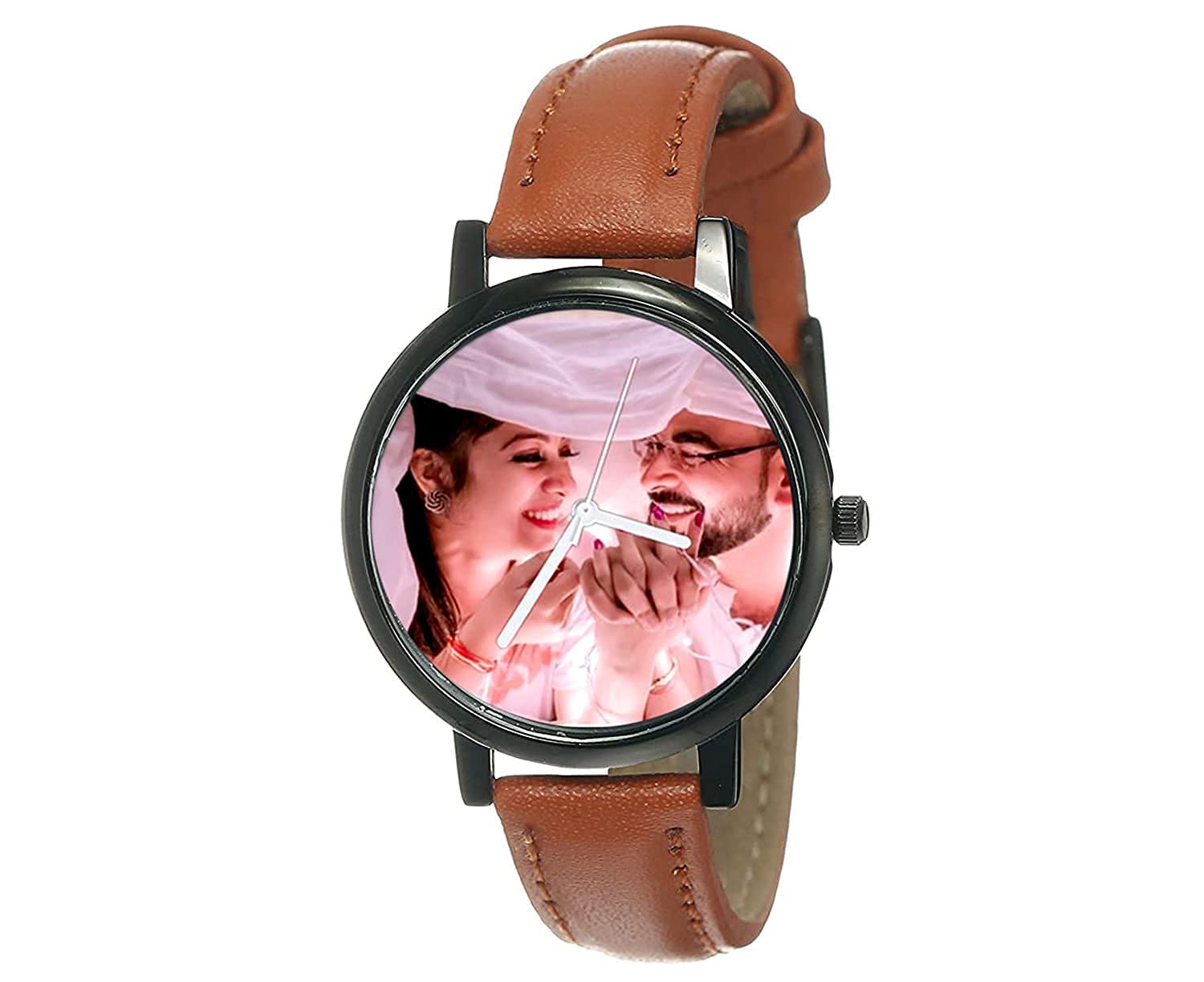 Nityama Personalized Wrist Watch with Photo Print Dial for Women | Elegant Leather Wrist Watch for Girls | Best Personalized Gifts for Women | Women’s Stylish Wrist Watch | Watch for Birthday & Anniversary Gift | (B0C1WQNRX9) Amazon Price History, Amazon Price Tracker