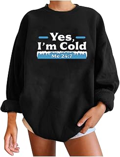 TRIGLICOLEUM Women's Christmas Sweatshirt Oversize Long Sleeve Winter Plush Christmas Jumper Christmas Alphabet Print Tops Loose O-Neck Pullover Autumn Thick Warm Jumper Tops