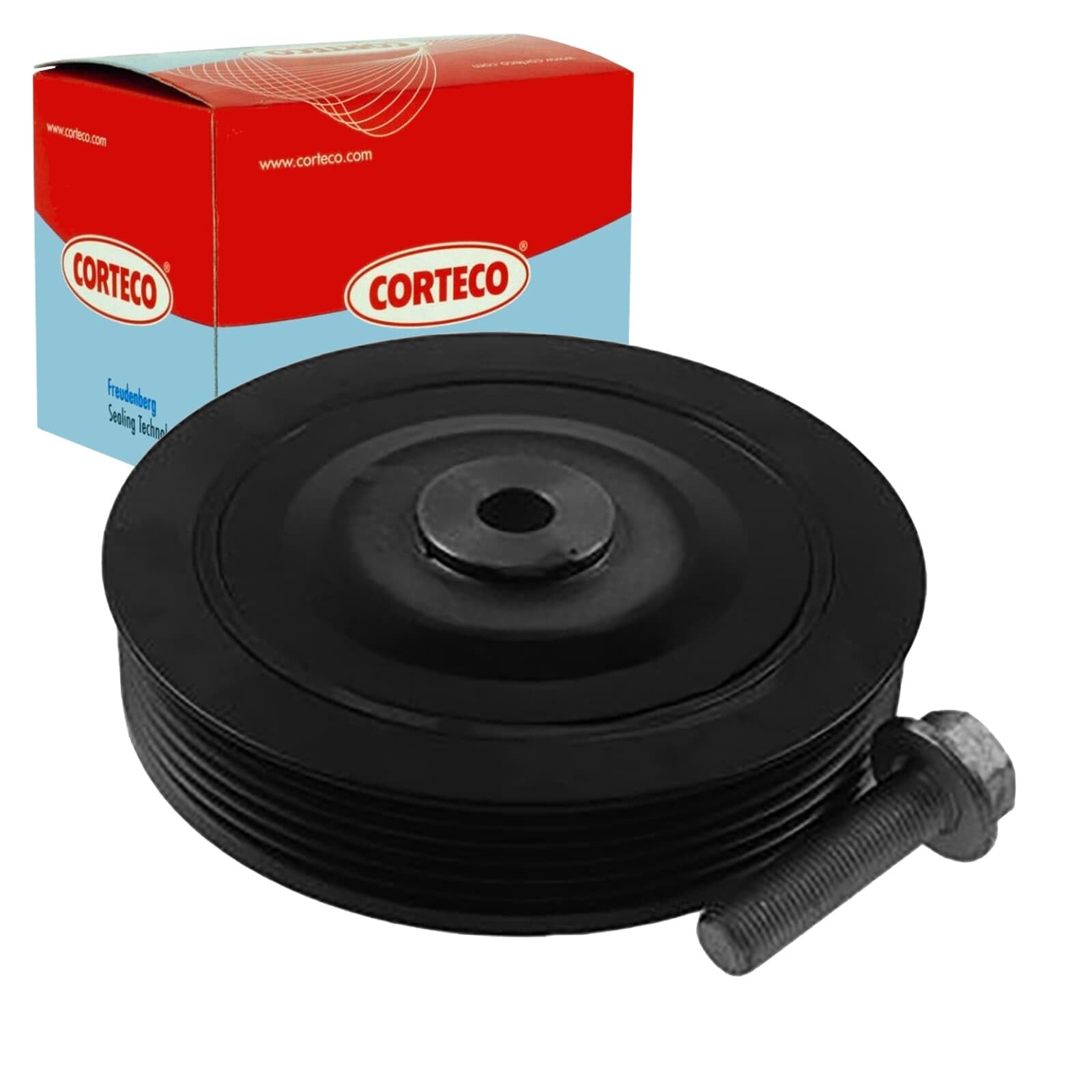 ORIGINAL® Corteco Riemenscheibensatz, Kurbelwelle für Renault CLIO II KANGOO